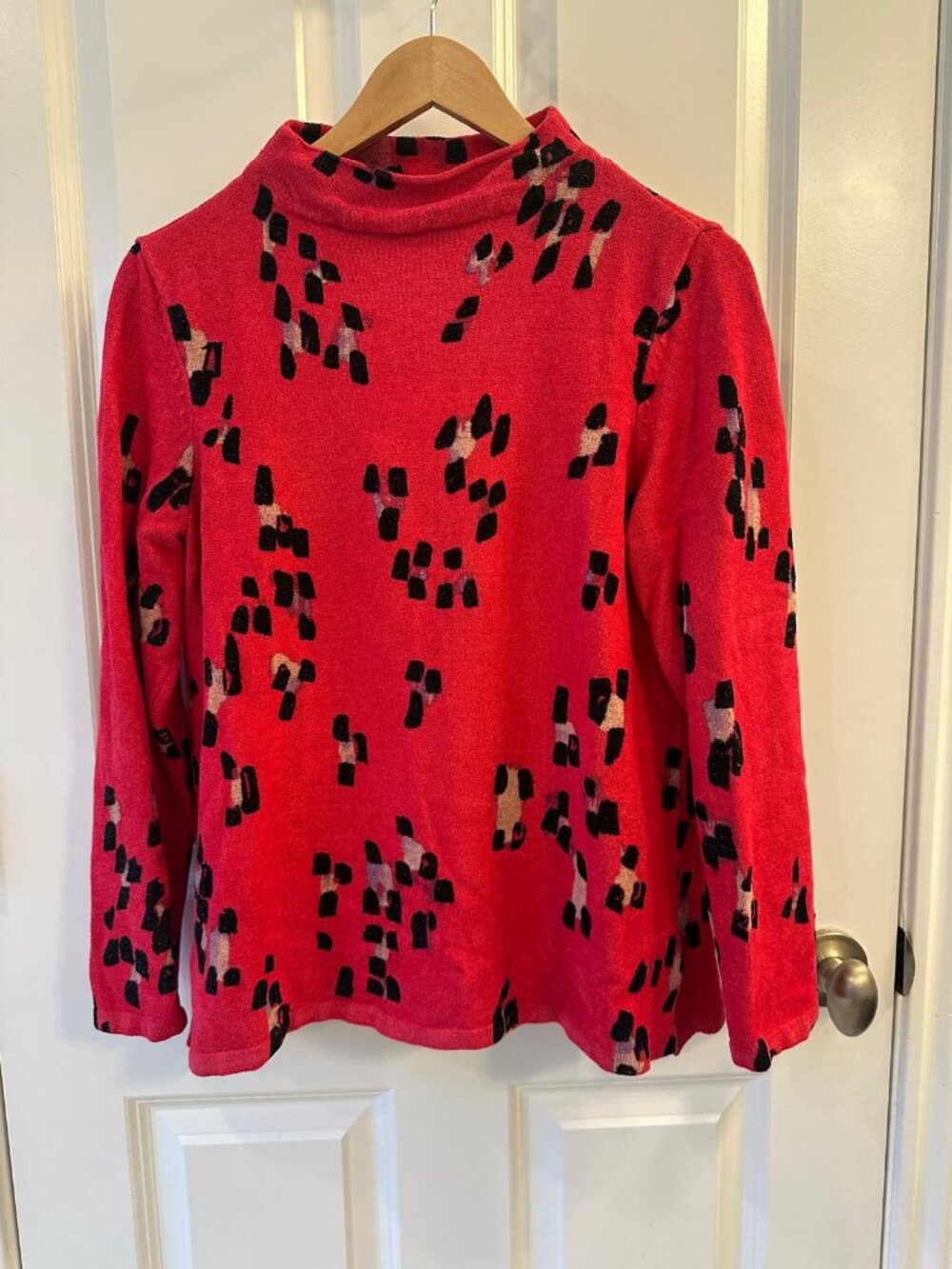 NIC+ZOE abstract print sweater
